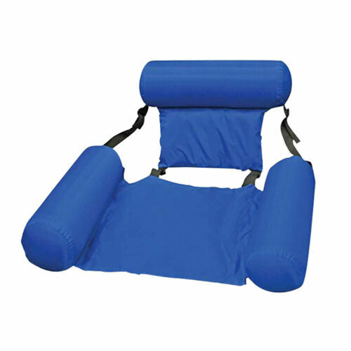 Inflatable Foldable Floating Bed Float Chair Beach Swimming Pool Raft Water Toy