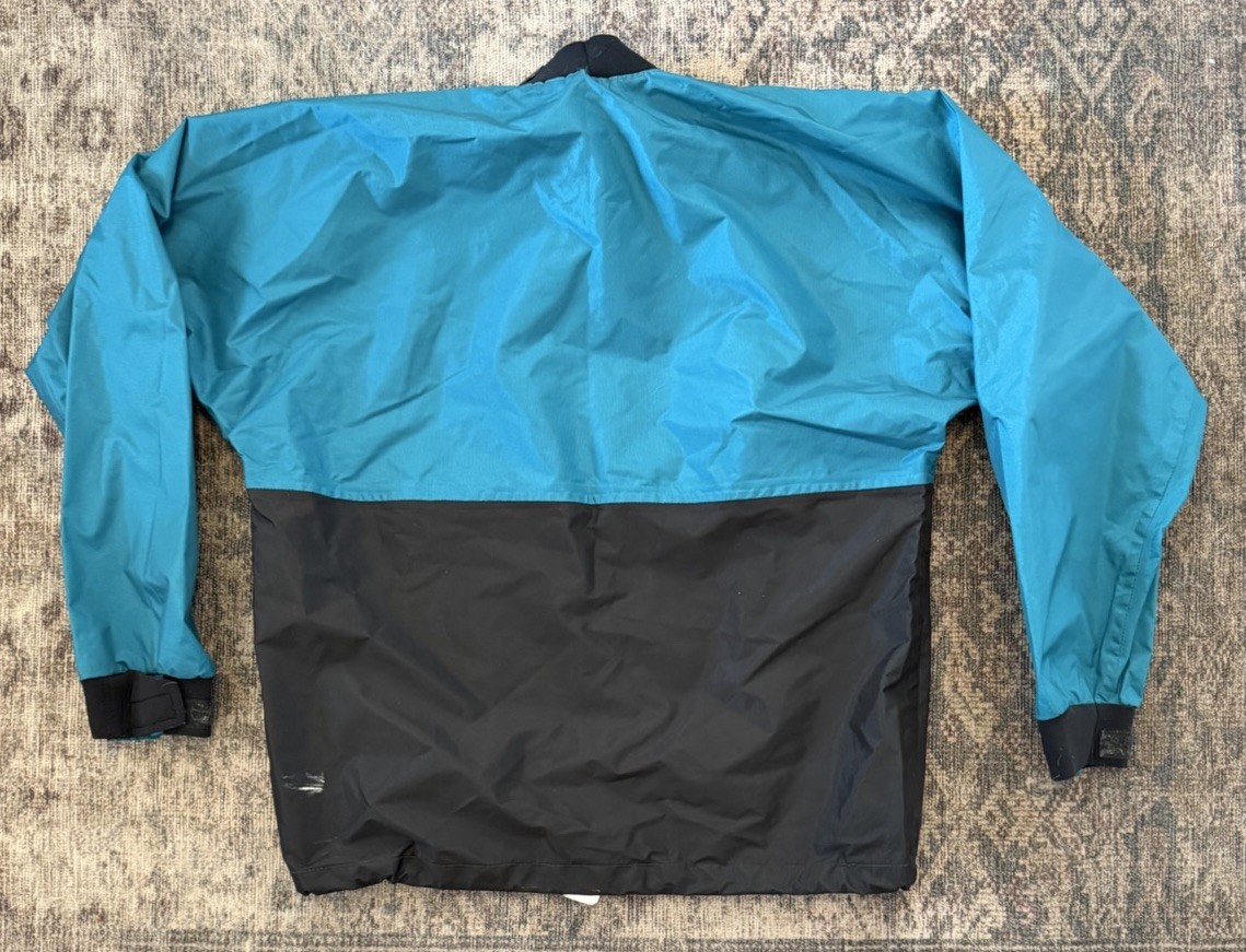 VTG 80s Stohlquist Water Ware Kayak Jacket Nylon Dry Top SZ L USA Made Colorado