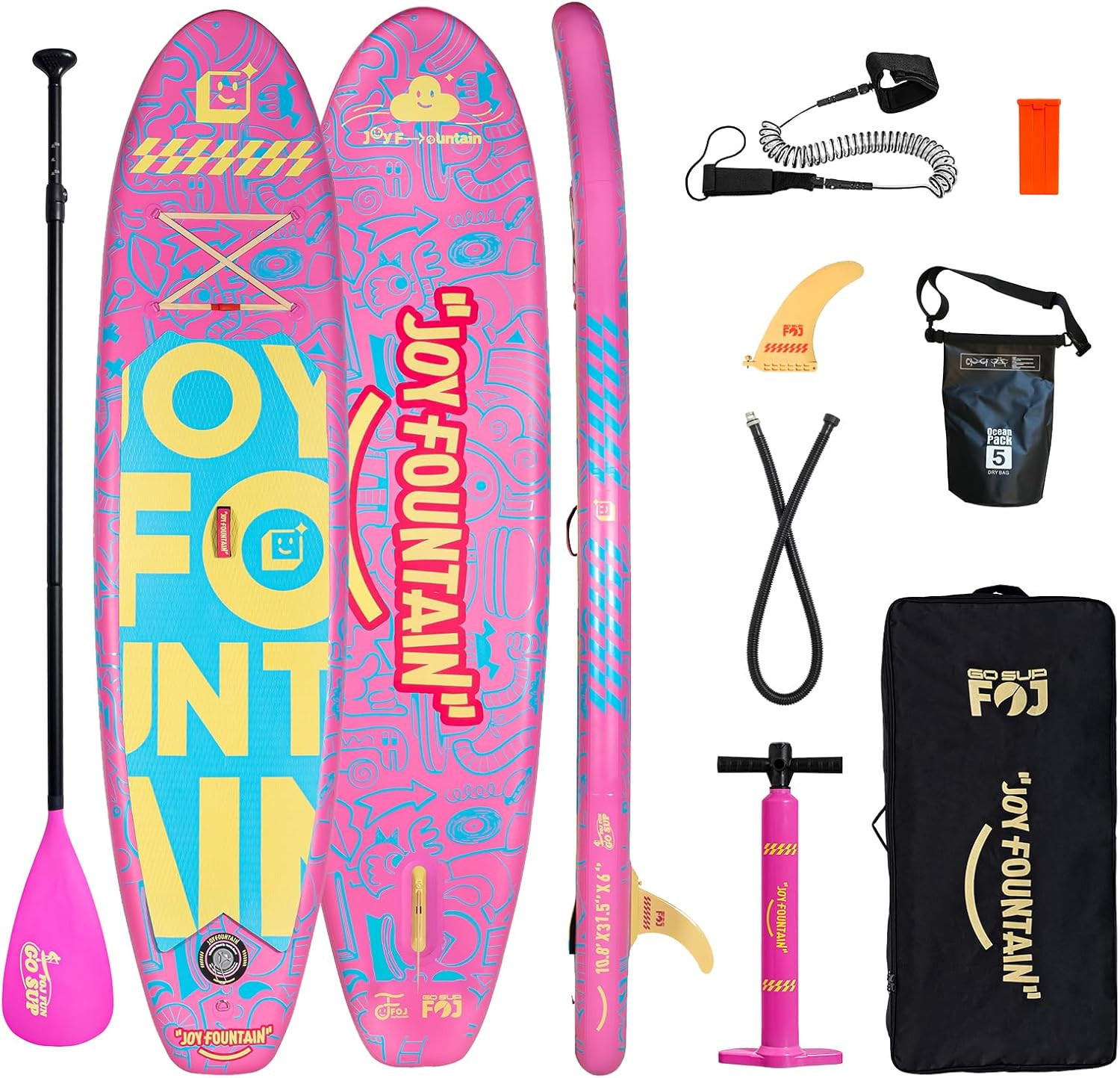 Inflatable Paddle Board,10.8’X31.5″X6″ Stand up Paddle Boards,Premium SUP Board