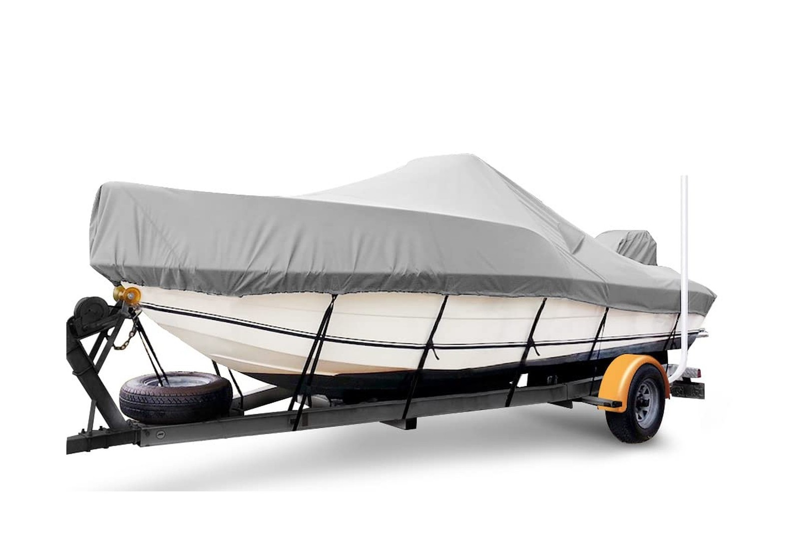 1400D Center Console Boat Cover,Outdoor Waterproof Boat Covers 20-22ft Specia…