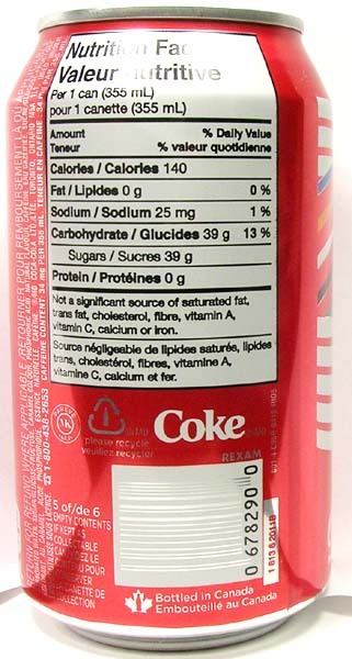 Canada Coke 2016 Rio Brazil Summer Olympics Swimmer French English EMPTY UNOPEN