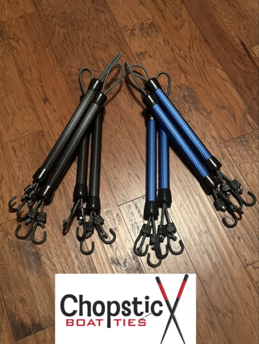 Chopsticx Boat Ties. Boat Docking, Dock Stick, Dock Rod, Fishing Boat.