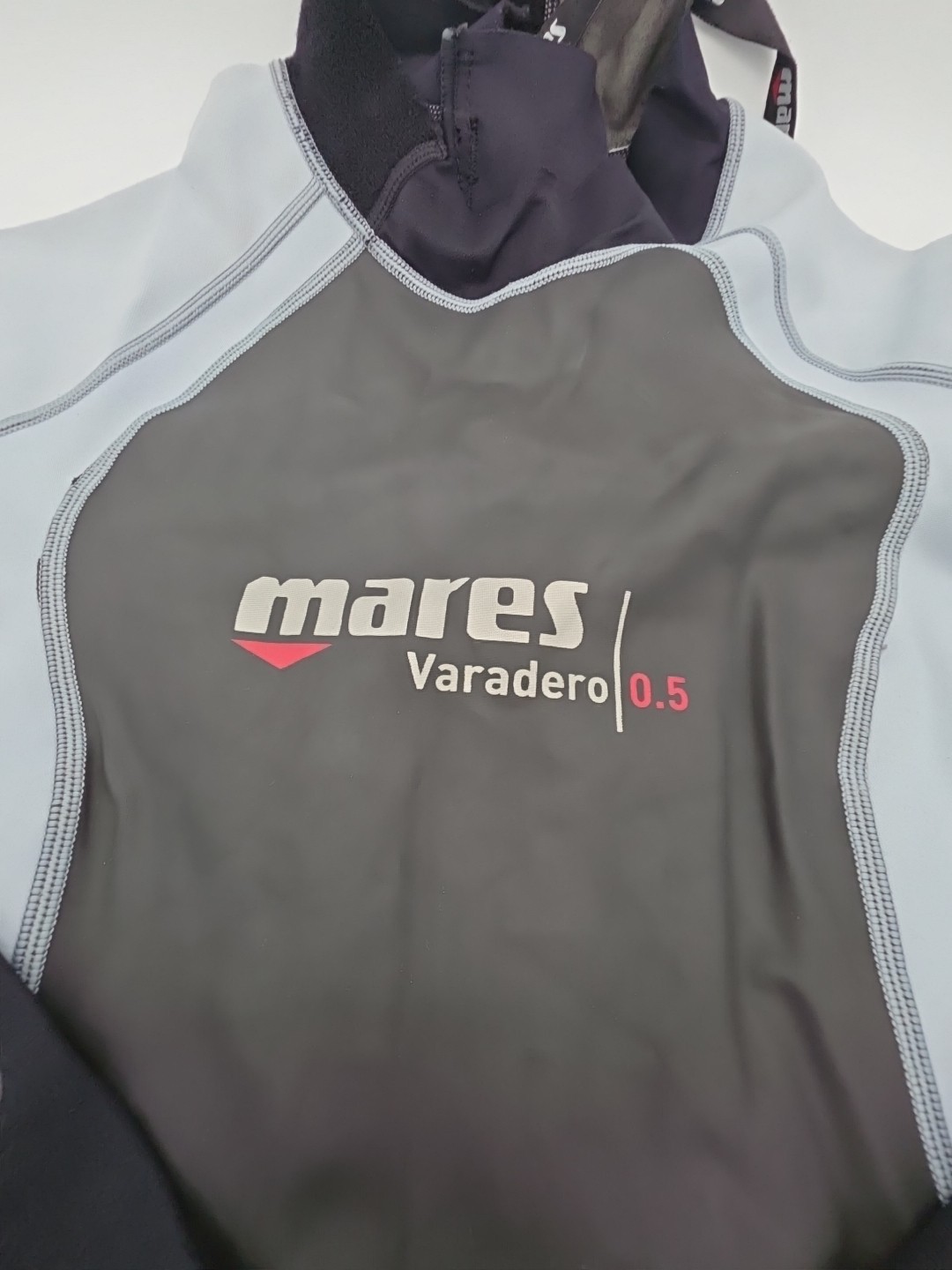 Mares Varadero 0.5 Wetsuit Mens Size 5 Full Body Black Gray Scuba Dive Suit