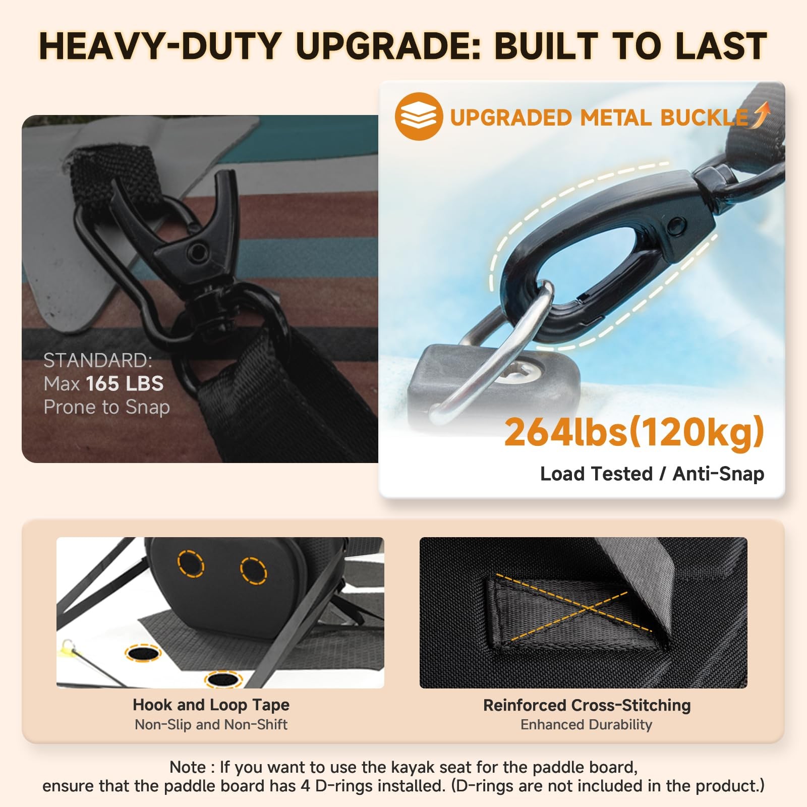 Trymaker Kayak Seats Gray 1 Pack