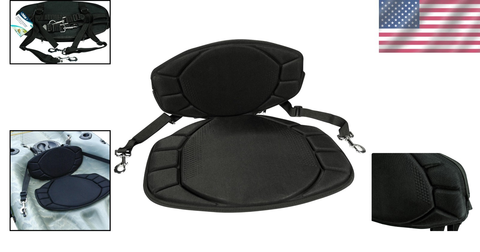 Universal Fit Sit-on-top Kayak Seat, Water Repellent