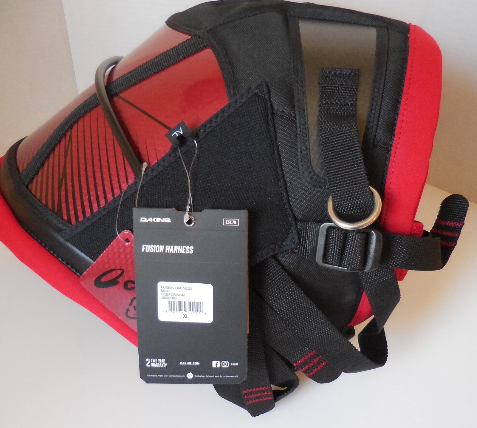 Dakine Fusion Harness Deep Crimson/Black Adult Unisex XL