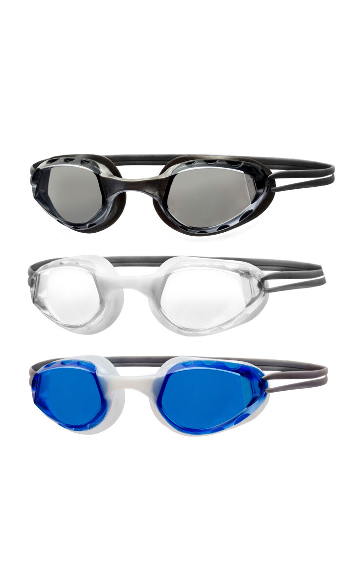3-piece set of Dolfino Pacesetter Swim Goggles UV protection 12+ – NEW