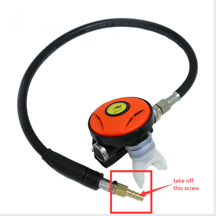 50FTHose Explorer Scuba Diving 2nd Stage Regulator Dive Octopus Hookah Hose Kit