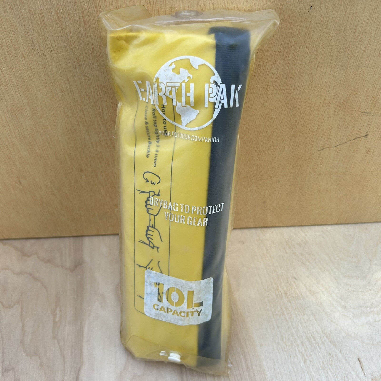 Earth Pak 10L Dry Bag – Yellow