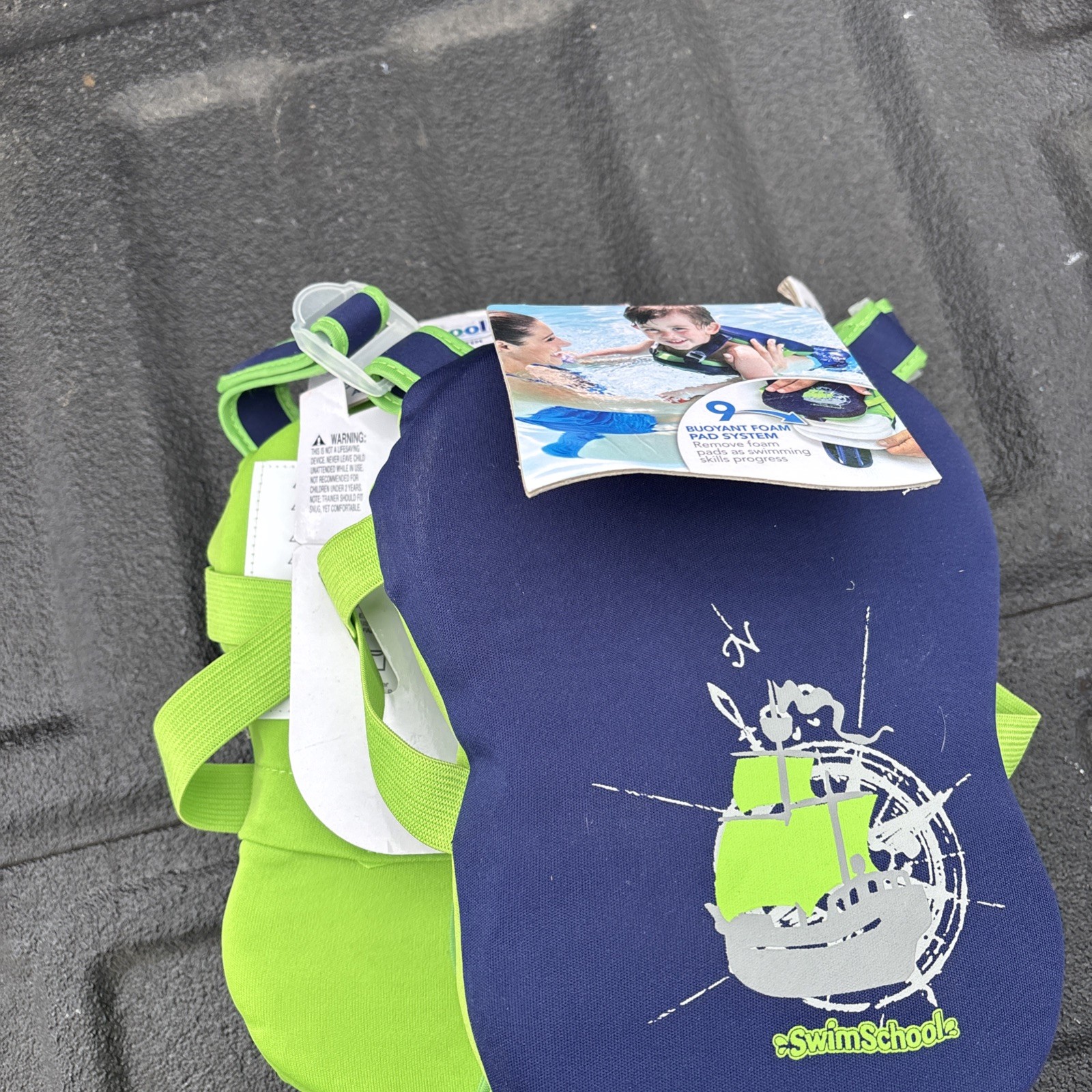 One Boy’s Progressive Swim Trainer