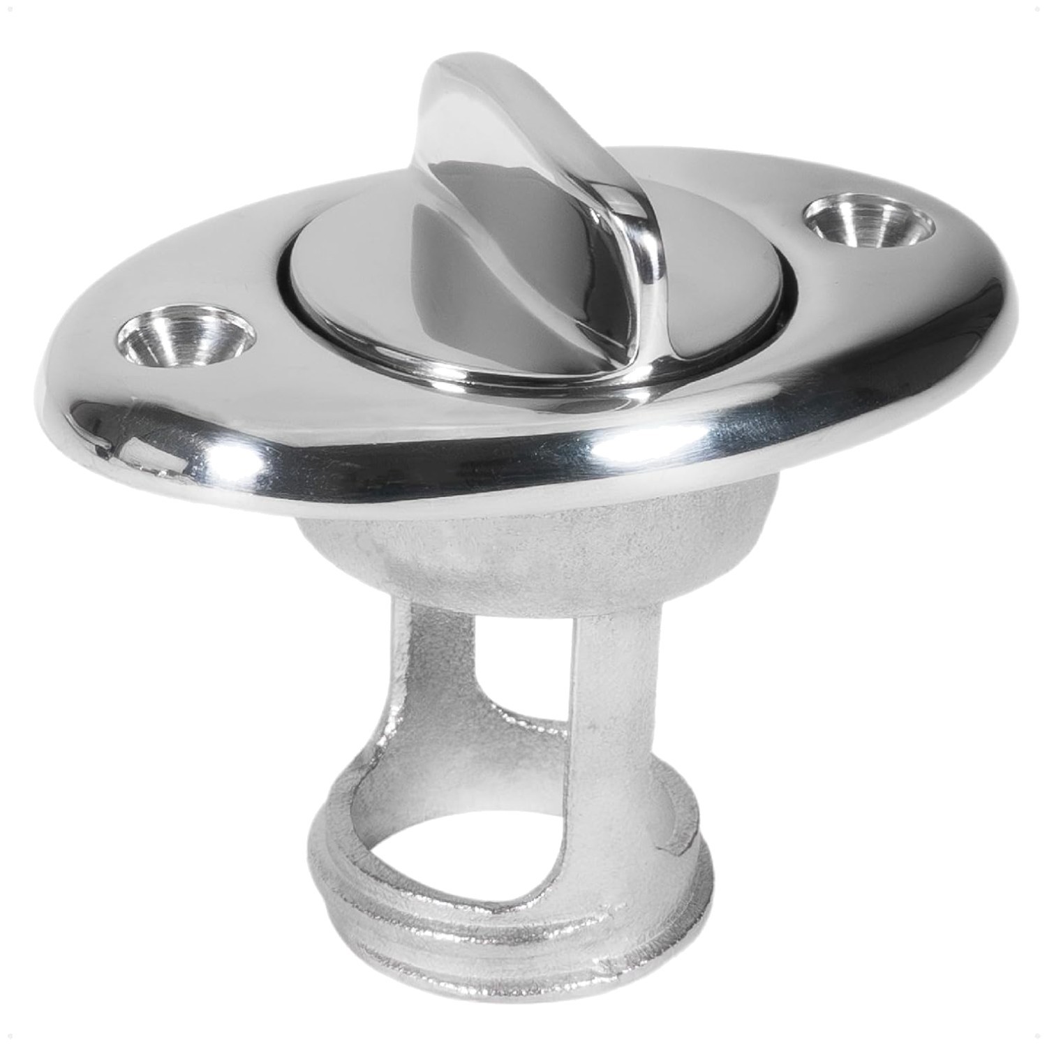 Boat Plug with Rubber Gaskets – Stainless Steel, 1-1/4″ Hole