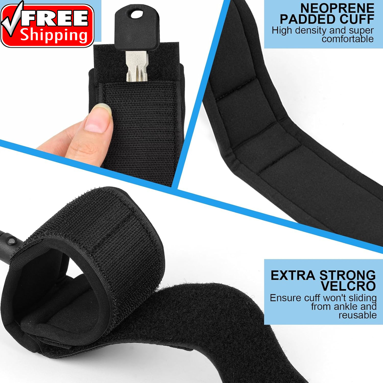 10 Ft Surf Board Leash, 5.5Mm/7.0Mm Thick Urethane Coiled Paddle Board Leash. Co