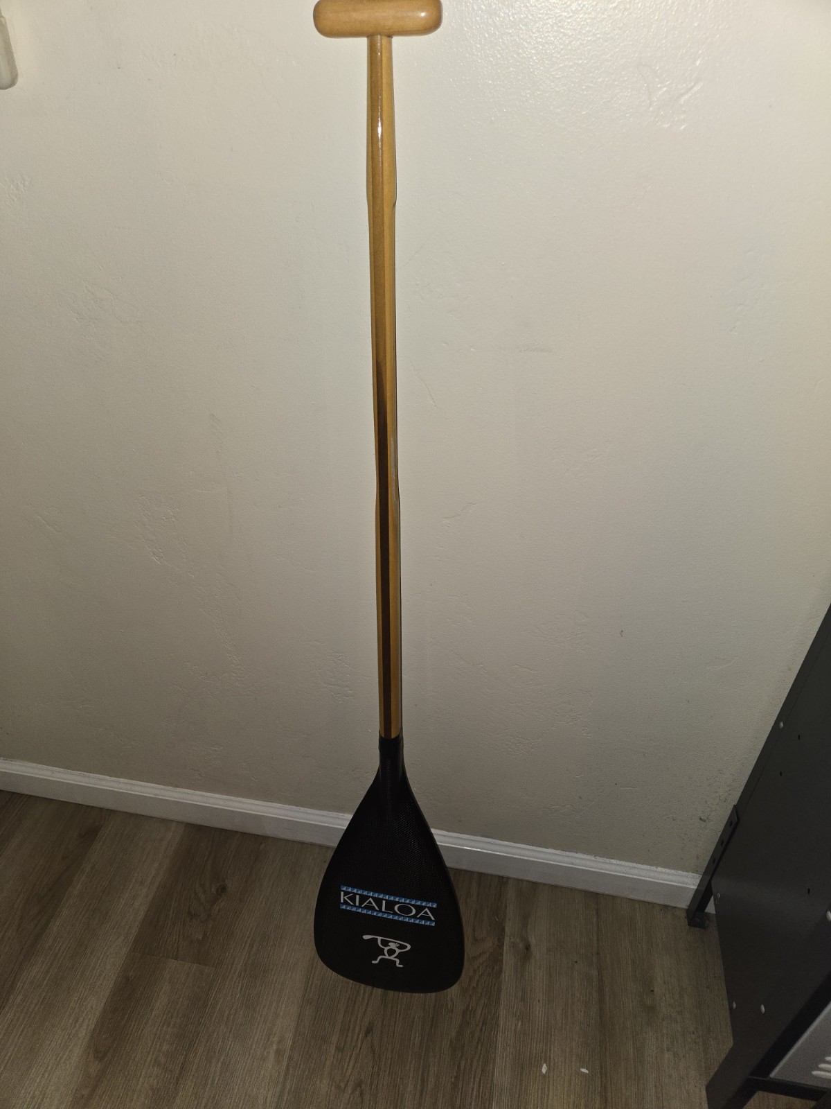 KIALOA 1-Piece Canoe Paddle Board Paddle with Travel Carry Bag