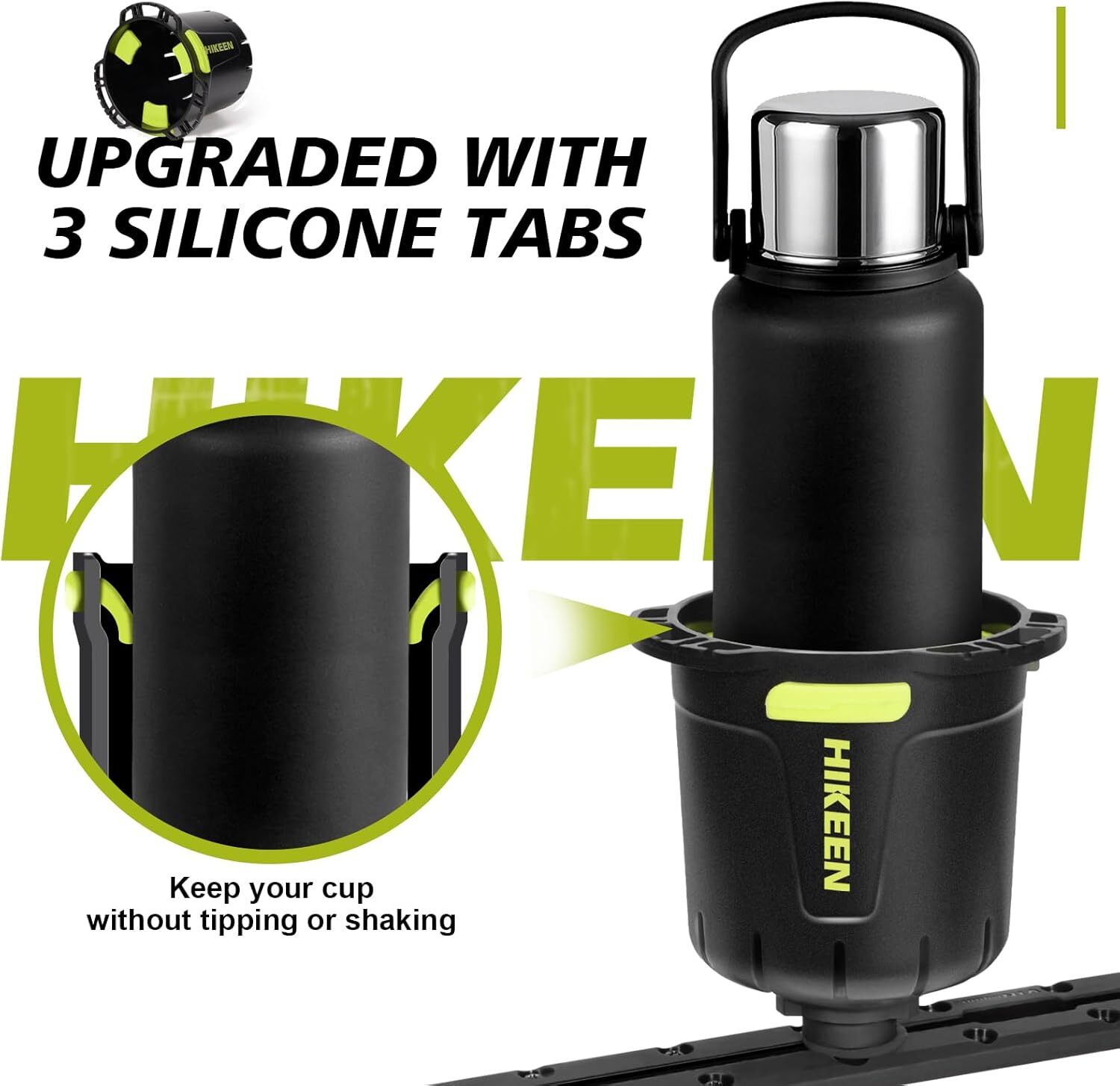 1/2PCS Kayak Cup Holder w/Rubber Tab,MultiFunctional Cup Holder for Drink Holder