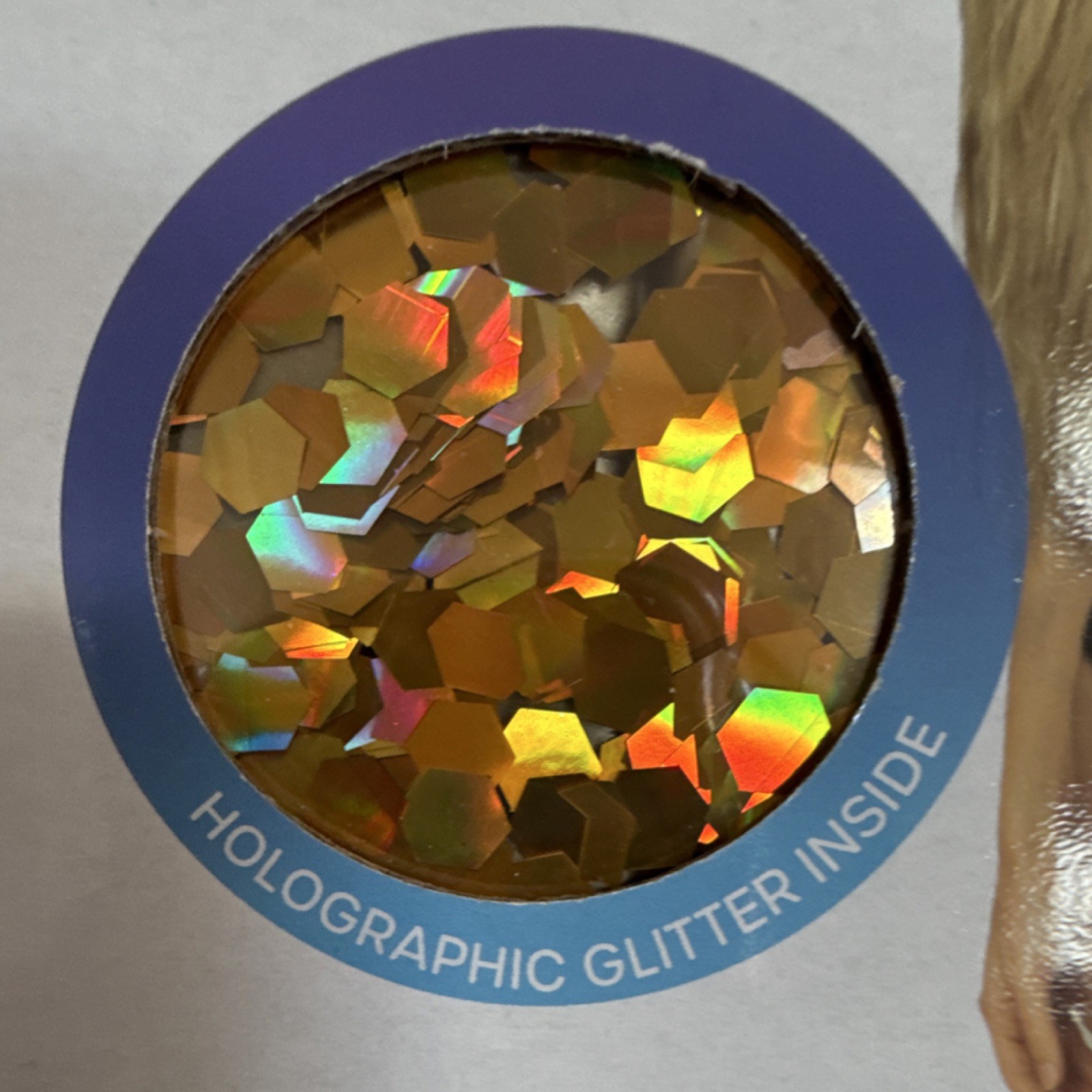 Gold Glitter Pillow Pool Raft 72in Inflatable Summer Swimming Float