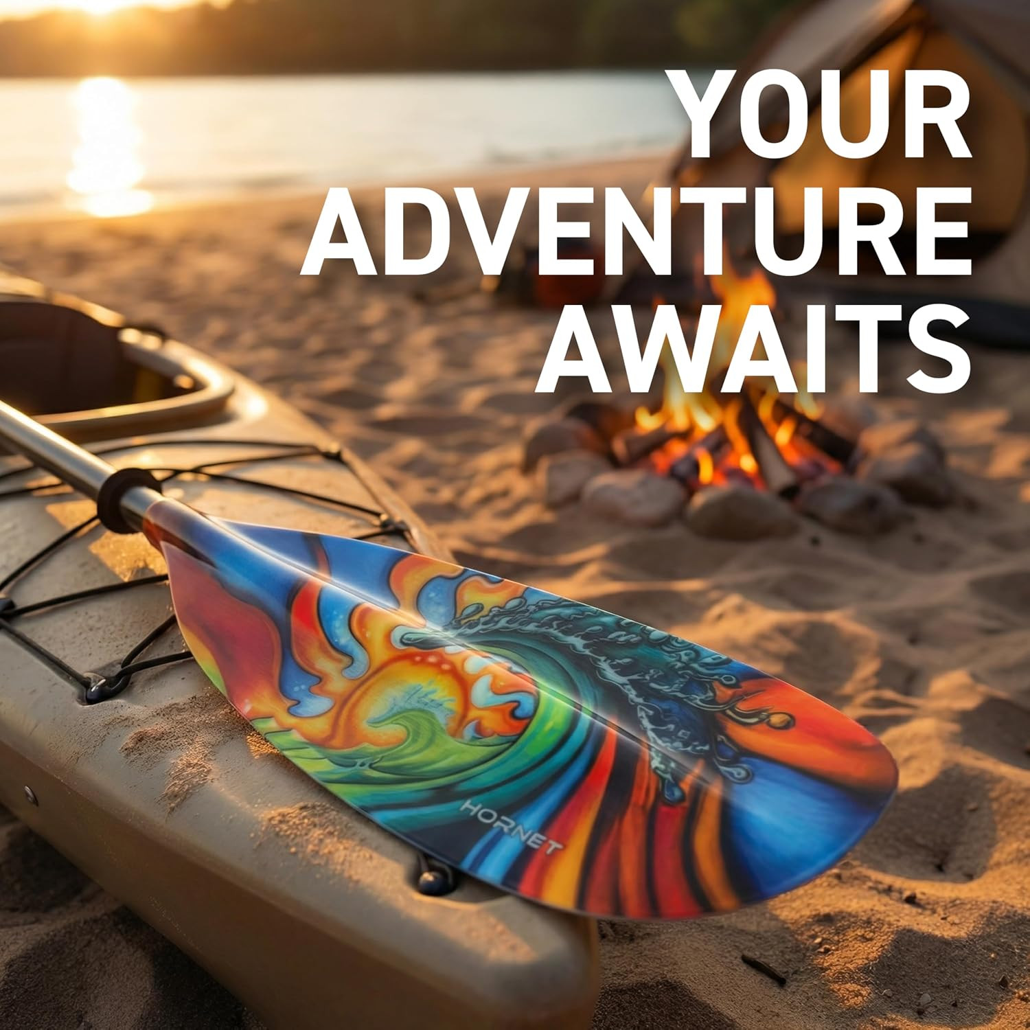 Fiberglass Kayak Paddle for Adults- Ideal for Touring, Fishing and Boating- 90.5