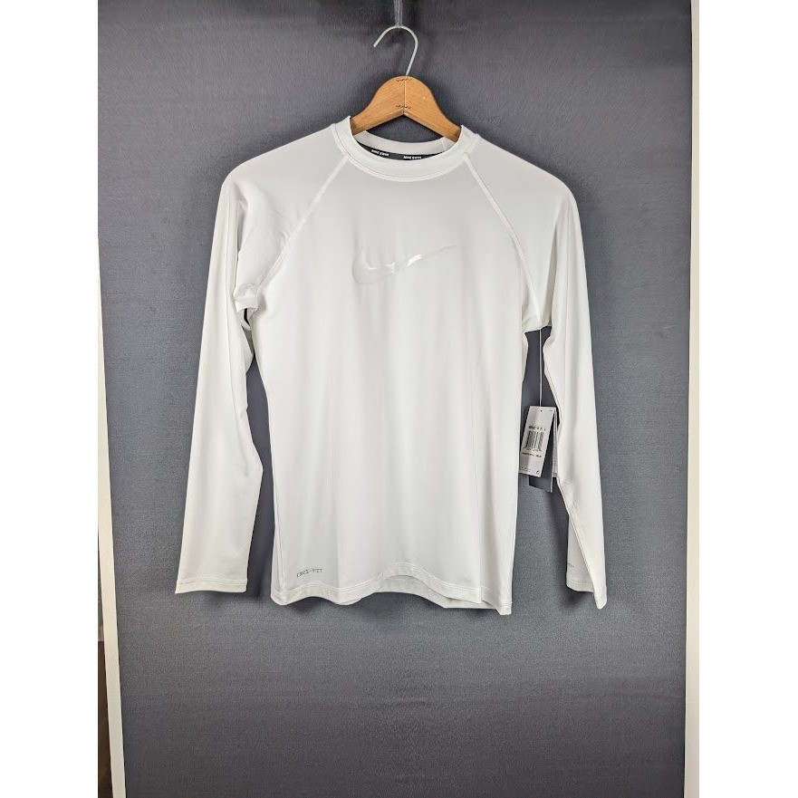 Nike Swim Dri-FIT Hydroguard Womens’s Size Large NESSA421-100 Rash UPF 40+ NEW