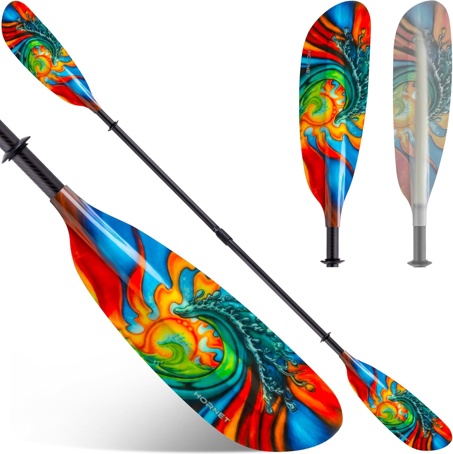 Fiberglass Kayak Paddle for Adults- Ideal for Touring, Fishing and Boating- 90.5