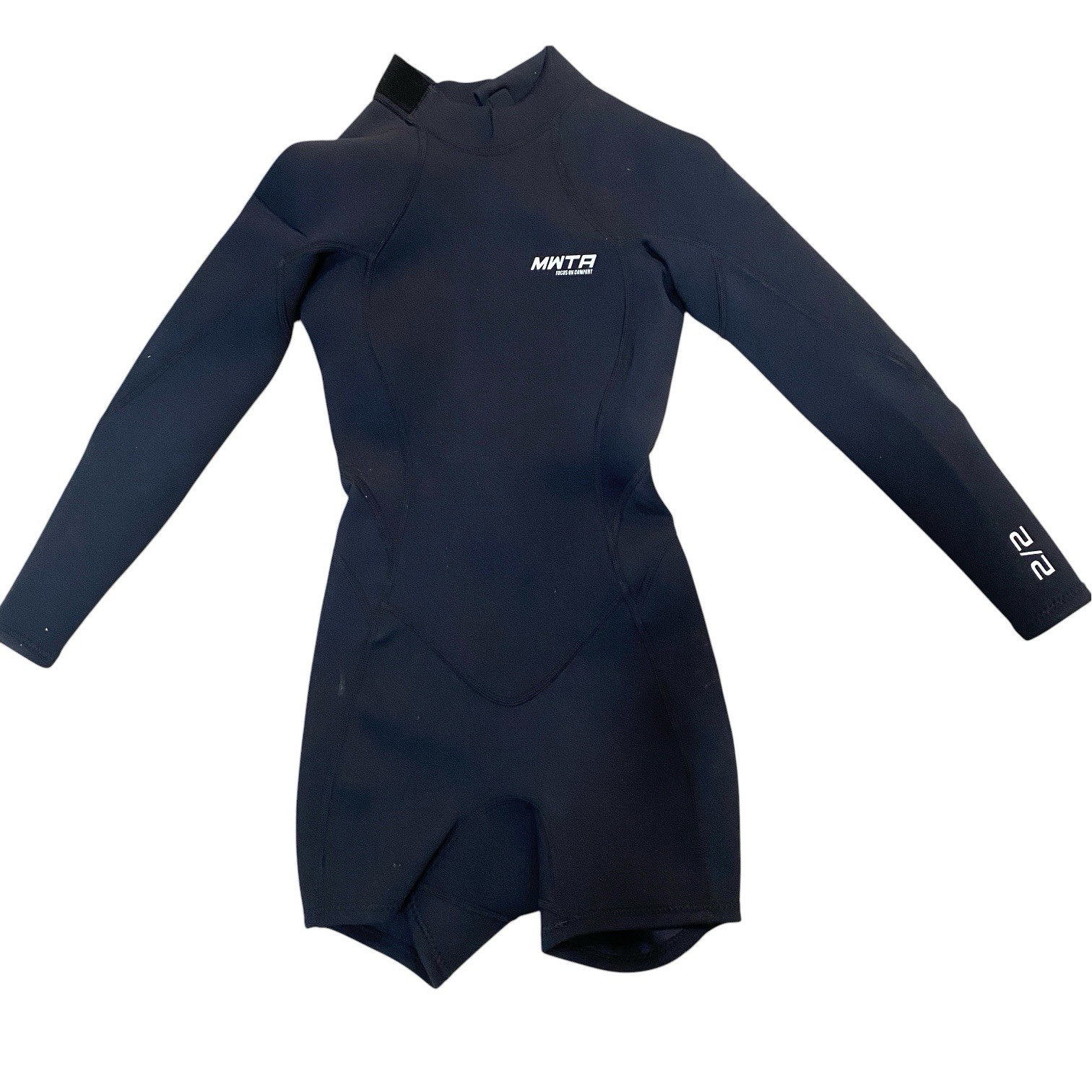 MWTA Women Shorty 2.0mm Neoprene Wetsuits Front Zipper for UV Protection Surf…