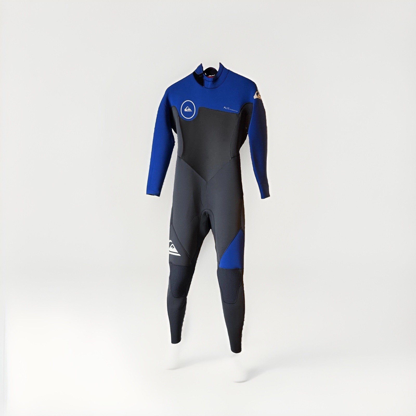 Quiksilver Syncro 4/3mm Back Zip Men’s Wetsuit – Size MS Medium Short Blue/Black