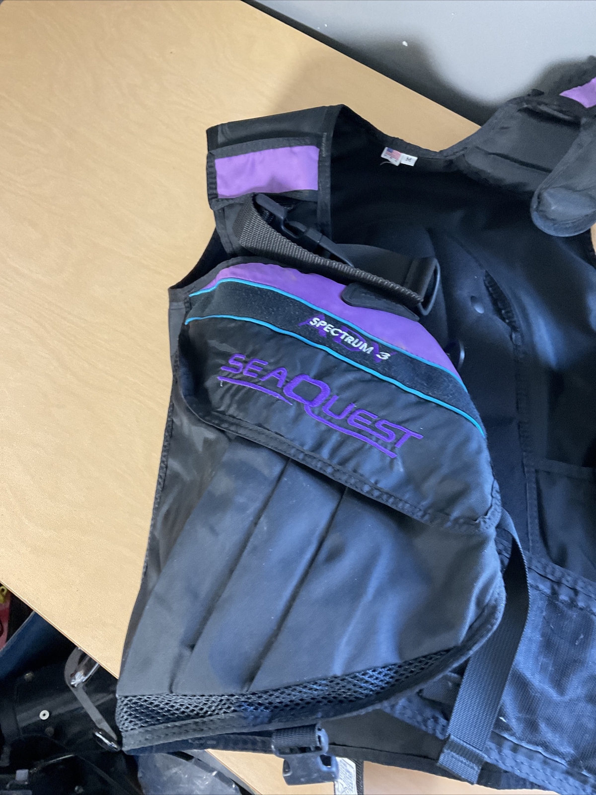 NICE! Seaquest Spectrum 3 ADV BC Scuba Vest Size Medium w/ Breathing Source