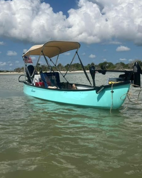 CRO SunPro (50+ UPF) Sun Shade Bimini Top for Gheenoe – Blocks UV/Heat/Rain