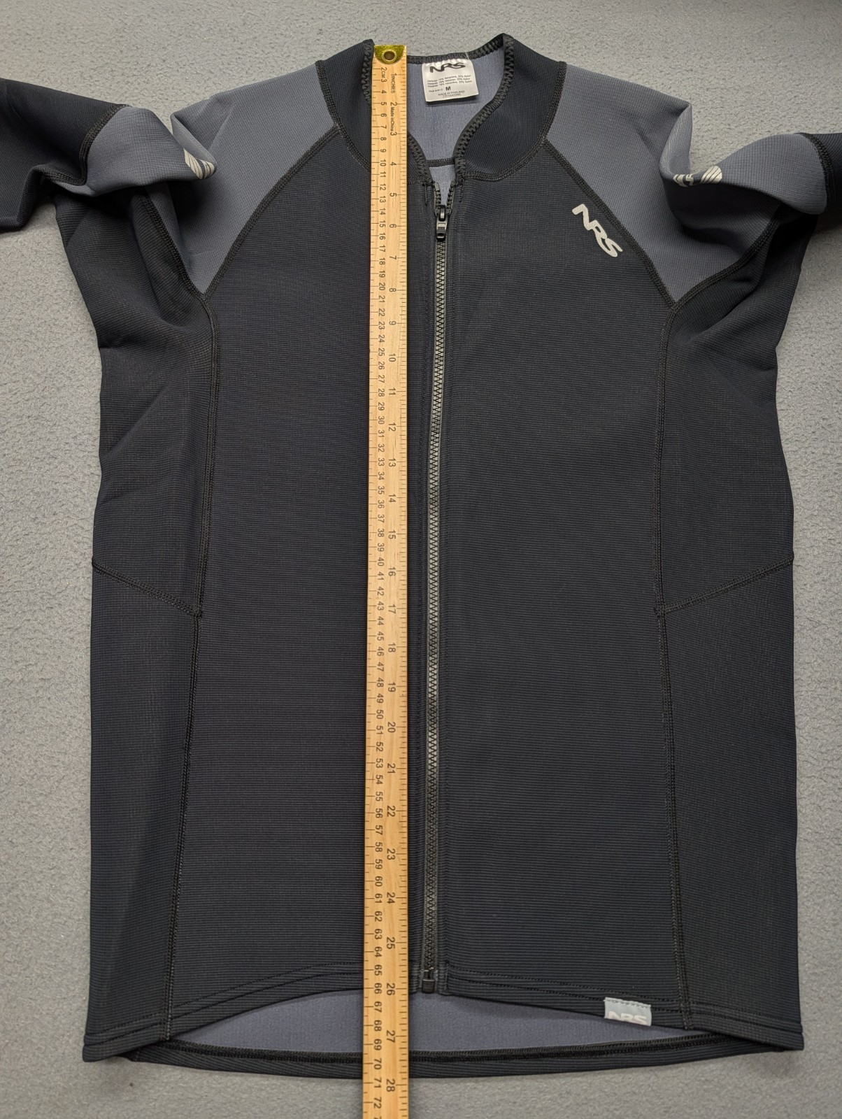 NRS Men’s Hydroskin 1.5 Neoprene Paddling Jacket Size Medium Cold Water Kayak