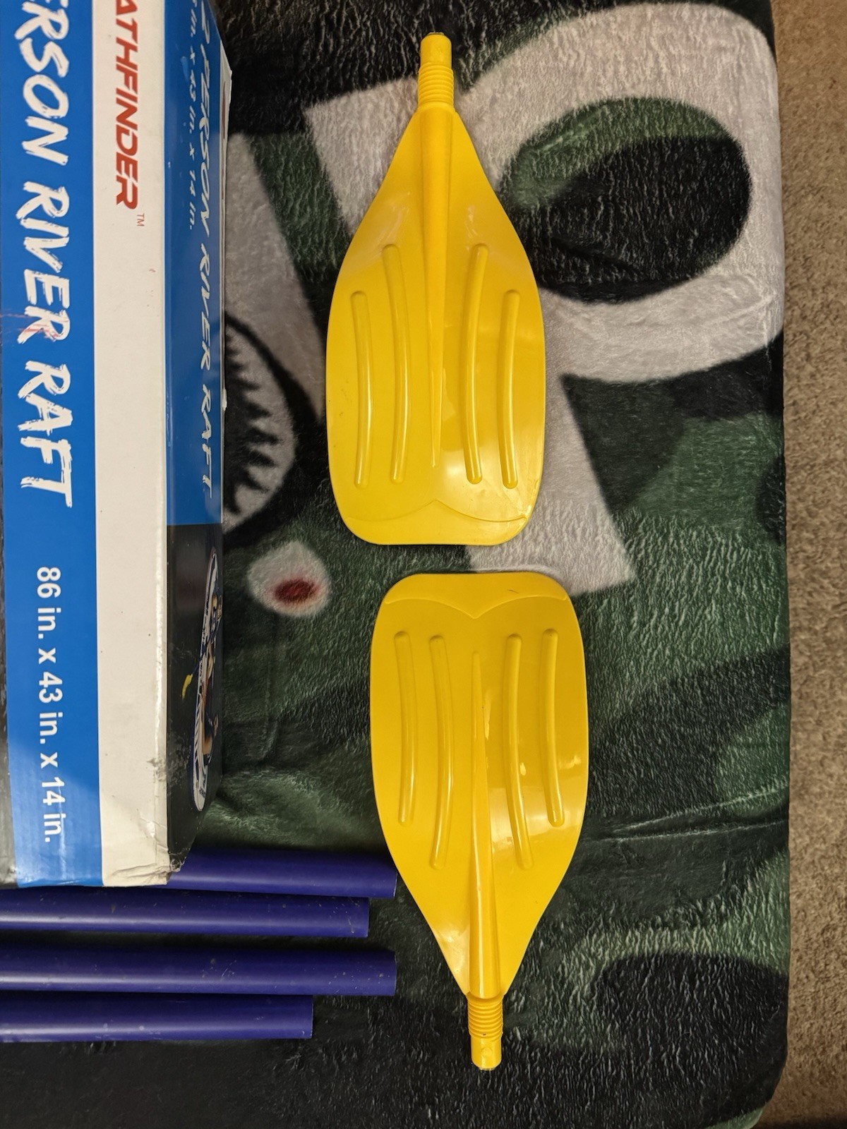 Pathfinder 2 Person Inflatable Raft Boat No Pump