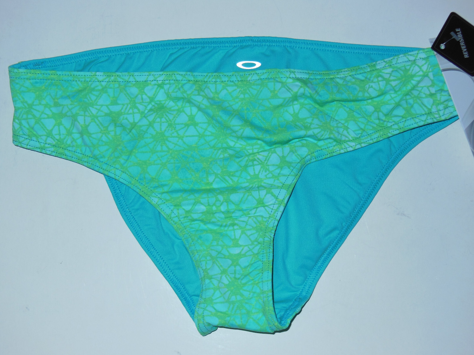 Oakley Dune Hip Hugger Seabed Reversible Swim/Beach Bottoms Womens Small Green