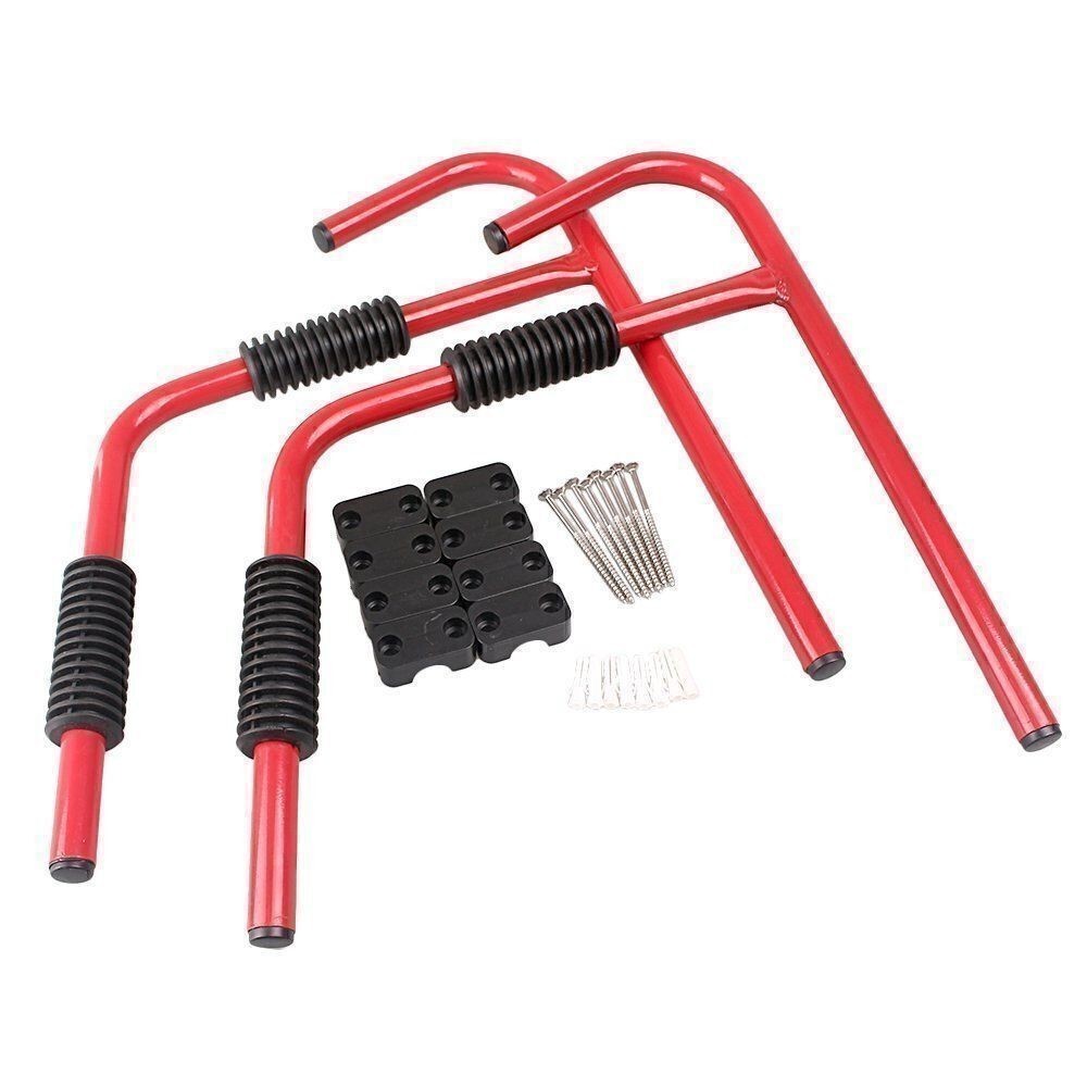 Kayak Ladder Wall Mount Storage Rack Bike Surfboard Canoe Folding Hanger Steel
