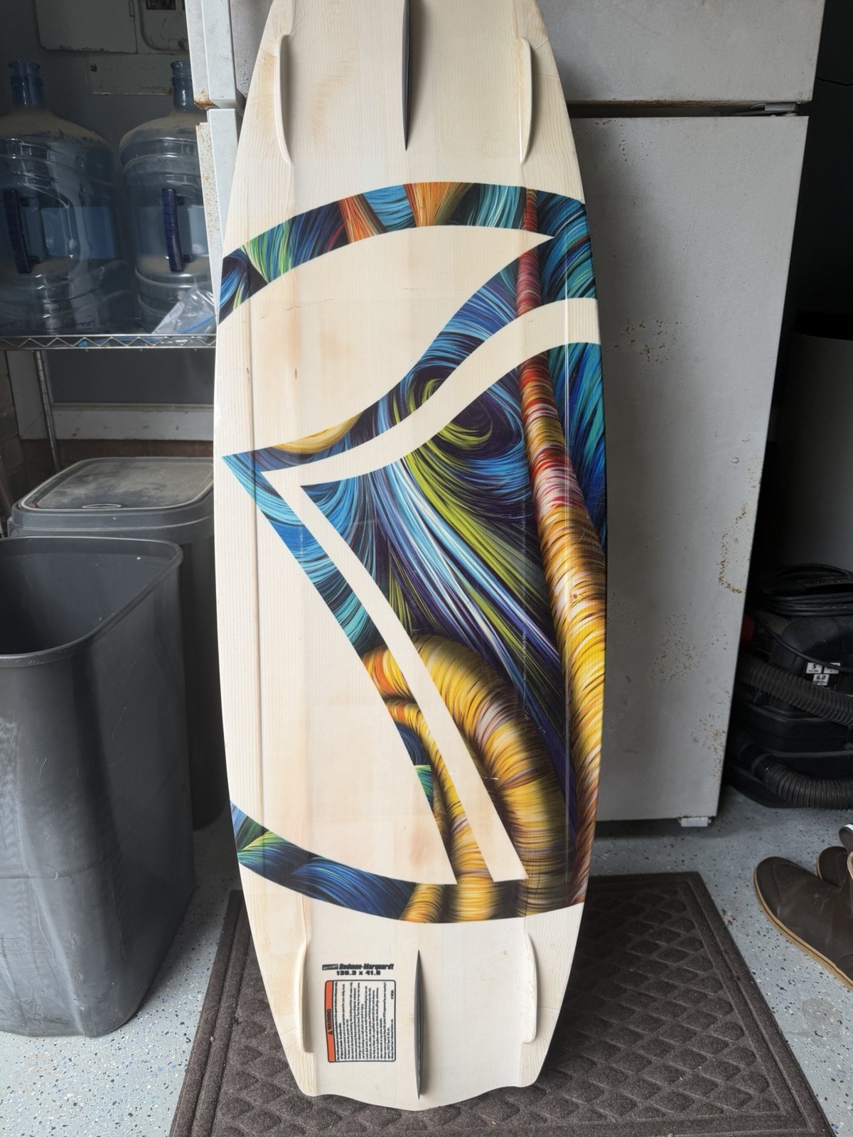 Liquid Force Trip Wakeboard with Bindings, Multicolor Graphic