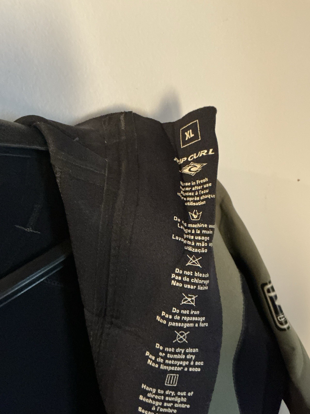 Rip Curl Classic Wet Suit Mens XL – Black & Army Green – Rare