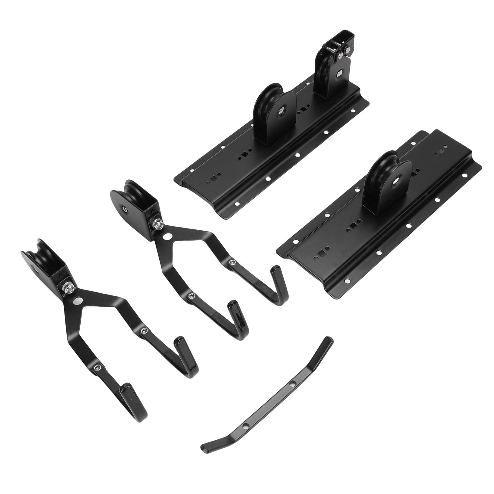Cargo Box Storage, Heavy Duty Garage Pulley Lift System with 150 Lbs Capacity…