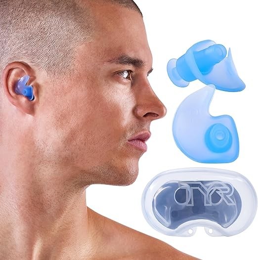 TYR Silicone Molded Swim Ear Plugs new