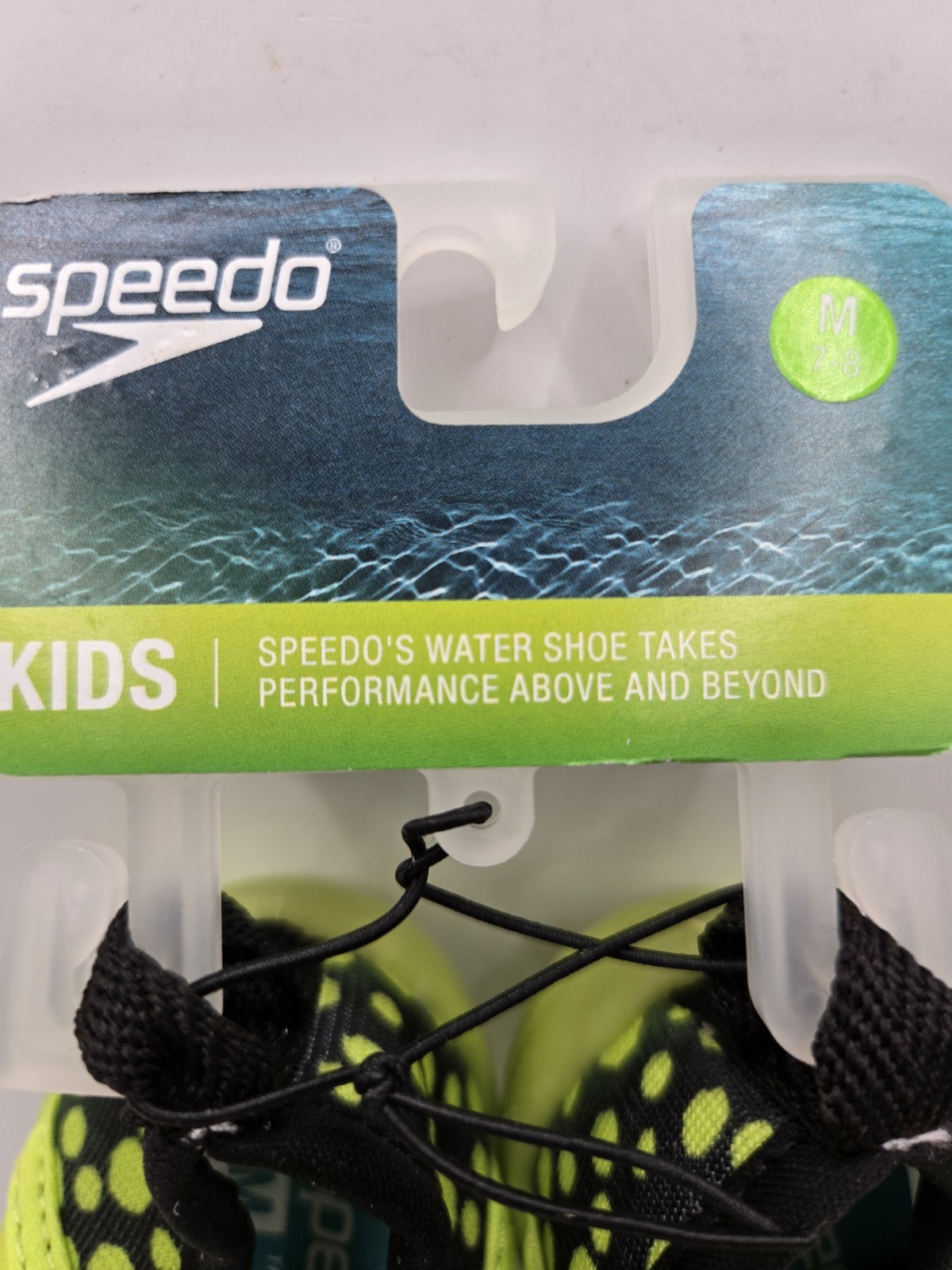 Speedo Toddler Shore Explorer Water Shoes -Green Dino, Size M 7-8