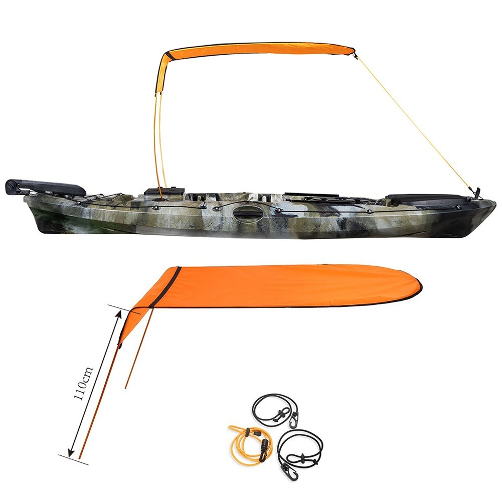Easily Transportable Sun Shade for Single Person For Kayak and Canoe Use