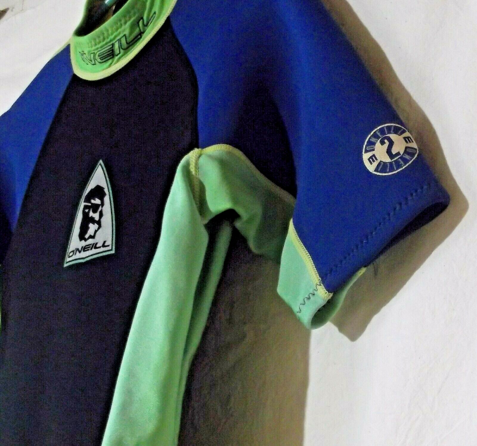 1 Piece Short O’Neill Wet Suit Blue Green Black No Tag For Size/Material AS IS