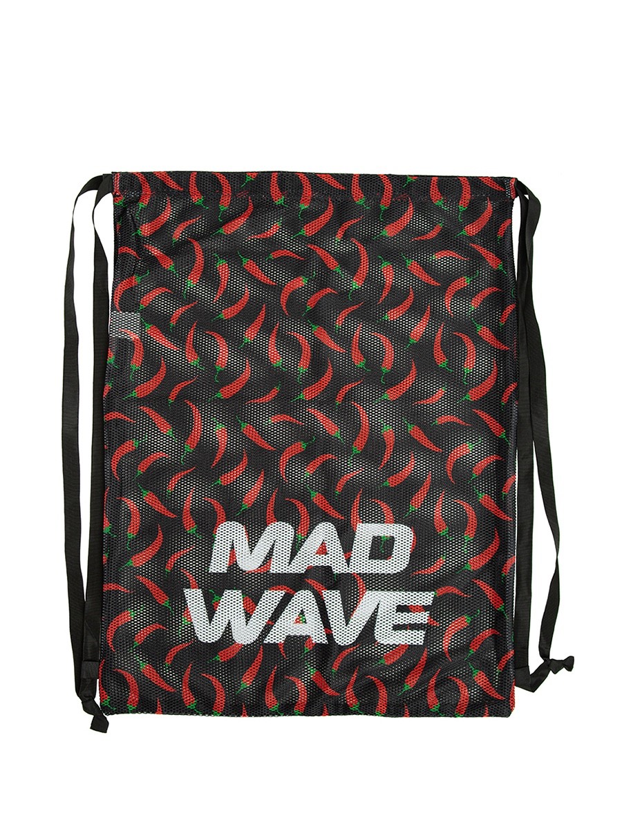 MAD WAVE – DRY MESH BAG – 65X50 – M111801021W – BLACK/RED PEPPER