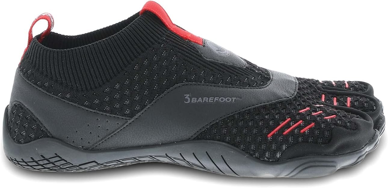 Body Glove 3T Barefoot Gauntlet Water Shoes Men’s Size 9 Black/Red | Hydro Knit