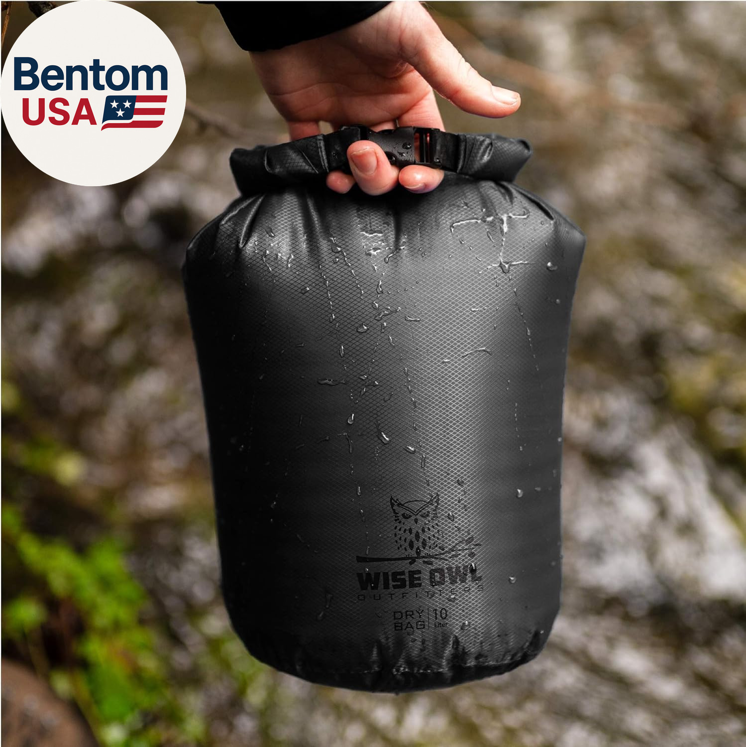 Waterproof Dry Bag 3-Pack – Lightweight & Airtight 5L/10L/20L Small & Large Dry