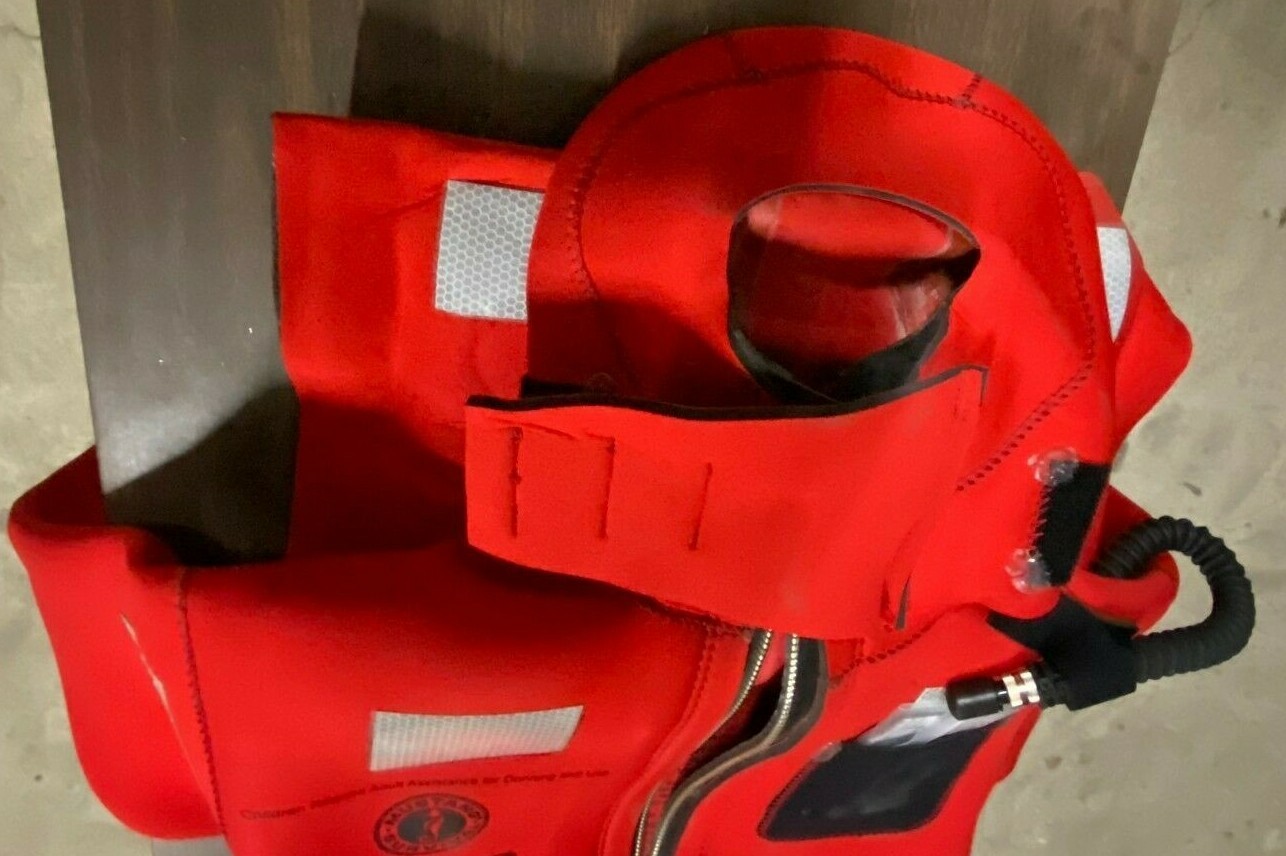 Mustang Survival Cold Water Neoprene Immersion Suit, CLOSE-OUT, Child, New,1/lot