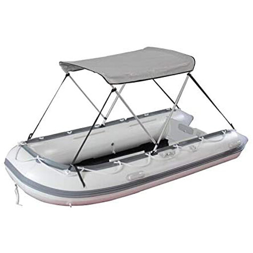 BRIS 2-Bow Portable Bimini Top Cover Sun Canopy Suit 7.5 to 11ft Inflatable Boat