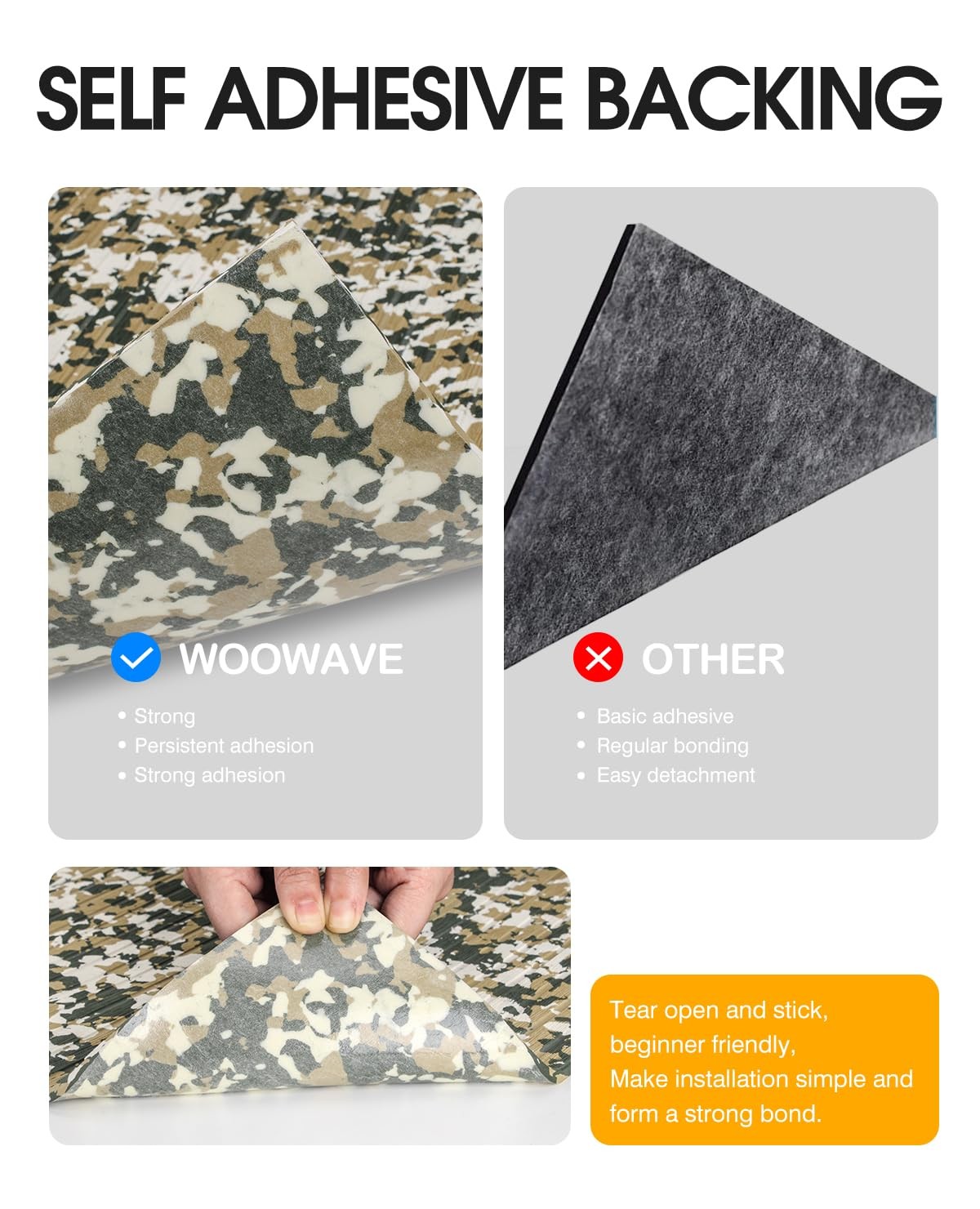 Woowave Eva Foam Desert Camo Floor Decking Sheet For Boat Yacht Non-Slip And