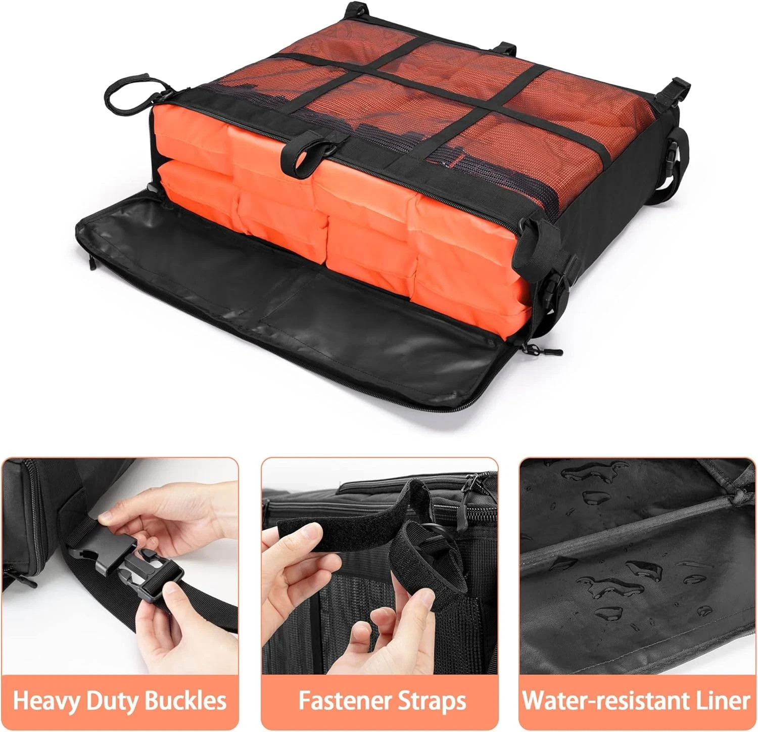 T-Top Storage Bag for Boat Life Jackets, Holds up to 4/6 Type II Life Jackets, B