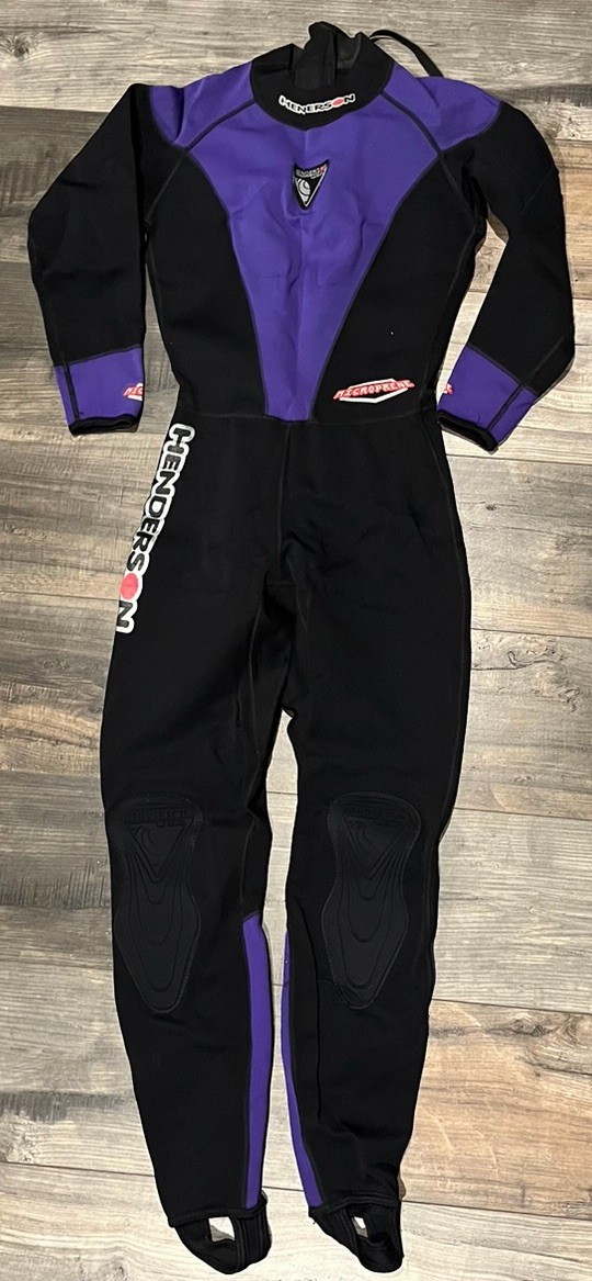 Henderson Aquatics Microprene Wetsuit Scuba Dive Suit Surfing Medium Purple