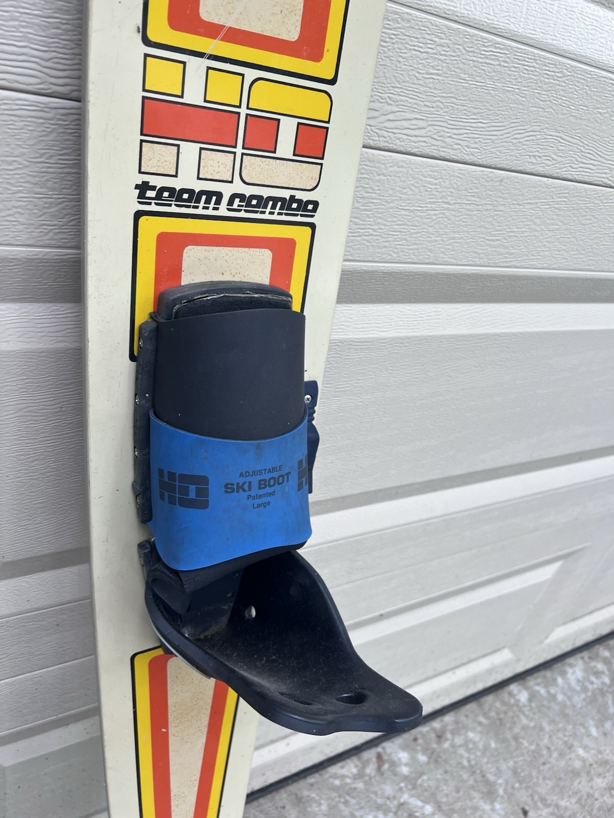 Vtg Water Bindings Boating Ski Team Combo Ho Boating Skis Coat Rack Wall Art