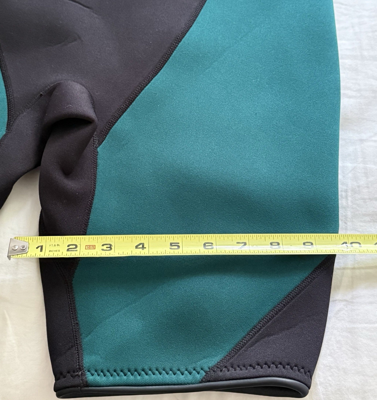 Stearns Wetsuit Neoprene Shorty Black/Green Size M Made in Thailand VB1