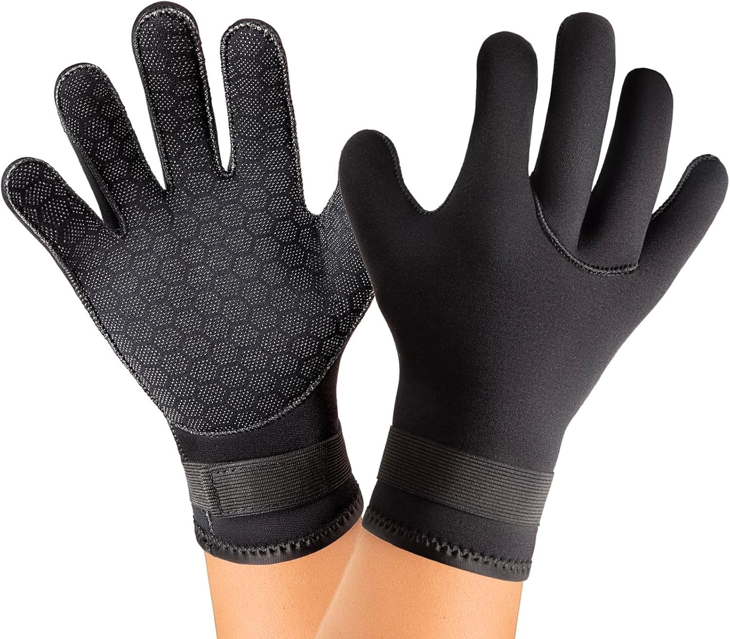 Neoprene Glove, Wetsuit Gloves 3mm with Waist Strap for Scuba Diving Snorkeli…