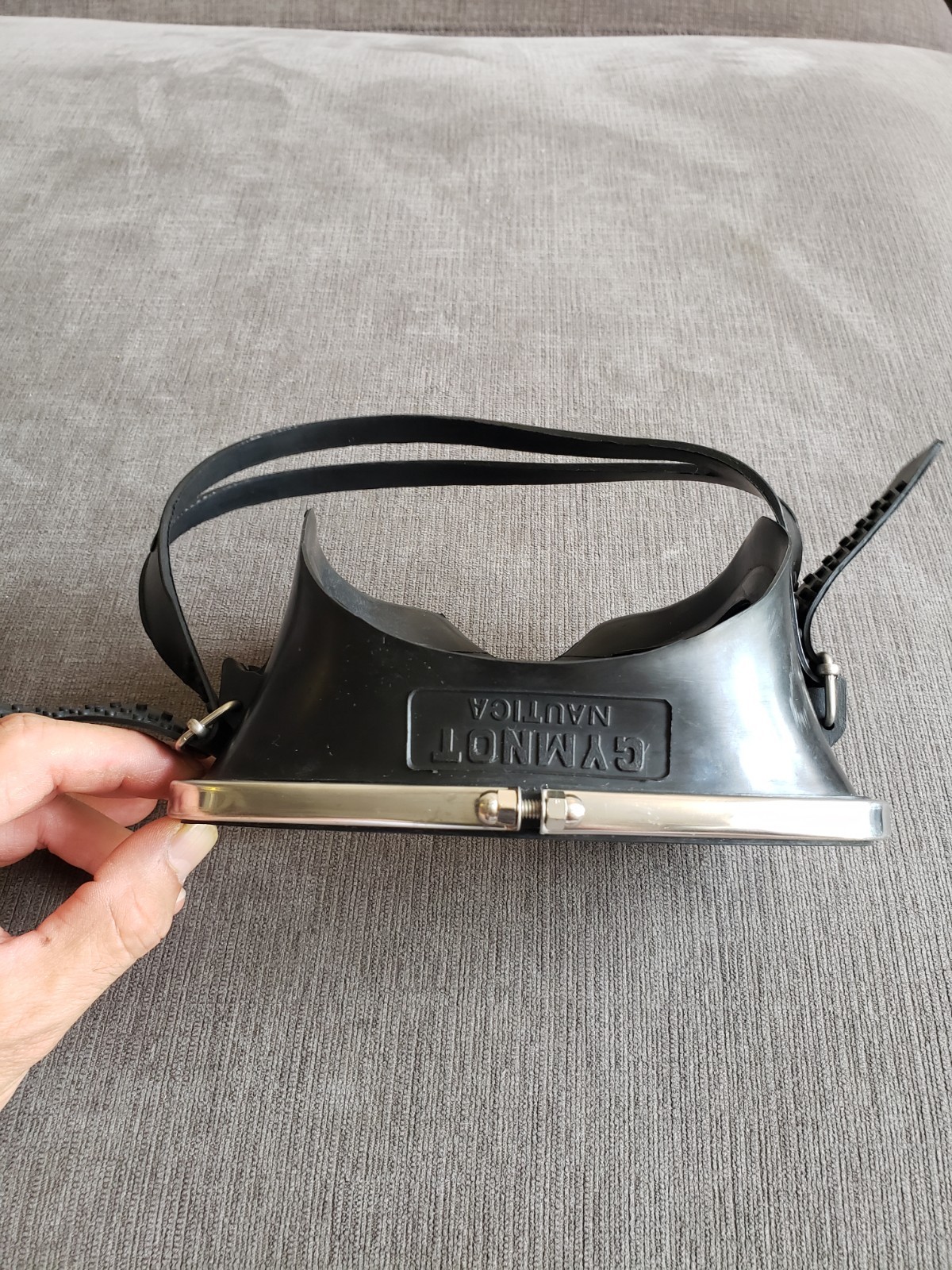 Vinatge GYMNOT Nautica Scuba Snorkeling Mask – Made In France – GREAT COND!