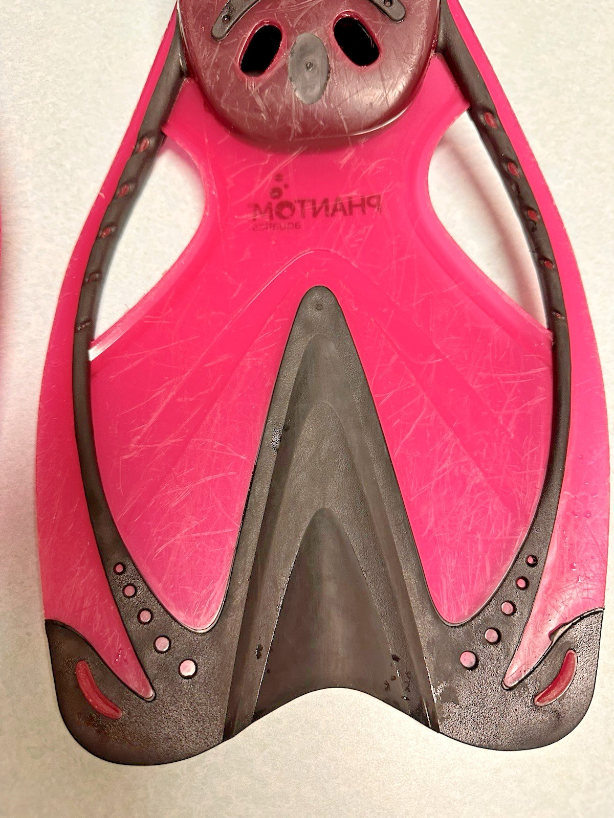 Snorkeling Swim Fins Pink Phantom Aquatics Adjustable ML/XL US 9-1 1/ EU 42-45